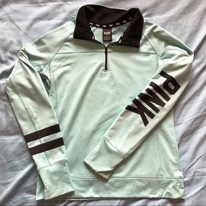 VS Pink Pullover Quarter Zip